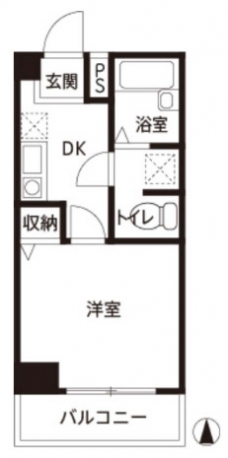 サンセール尾久の間取り図