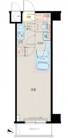 ルーブル中板橋六番館の間取り図
