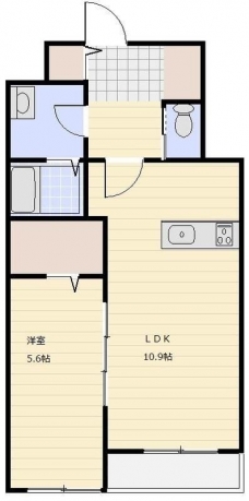 Vieuno Warabi（ビューノ　ワラビ）の間取り図