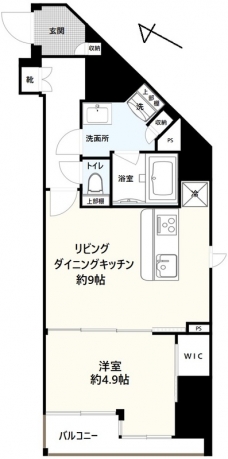 プレセダンヒルズ文京本駒込の間取り図