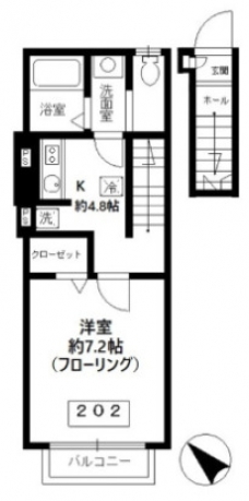 白山ヒルズの間取り図