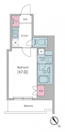 レジディア文京本郷Ⅲの間取り図