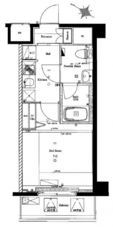 AZEST志村坂上の間取り図