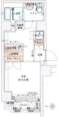 セントパレス池袋の間取り図
