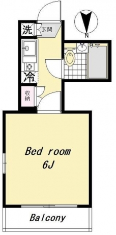 パークサイドコート桜川の間取り図