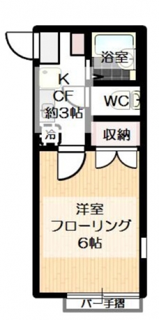クレアール西新井の間取り図