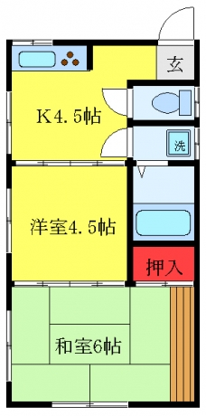 小池コーポの間取り図
