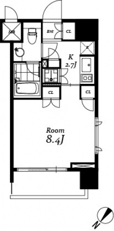 チェスターコート御茶ノ水の間取り図