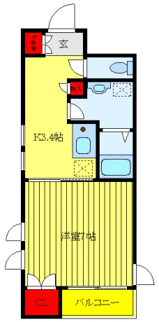 Orchid Shibaの間取り図