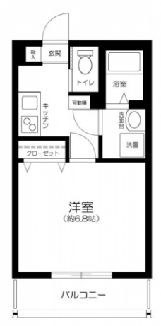 コンフォート川口の間取り図
