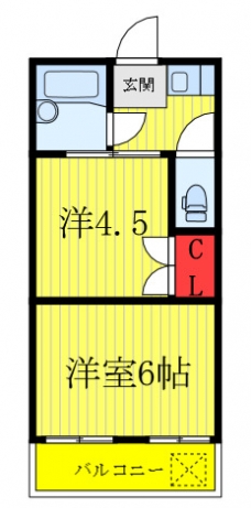 本郷マンションの間取り図