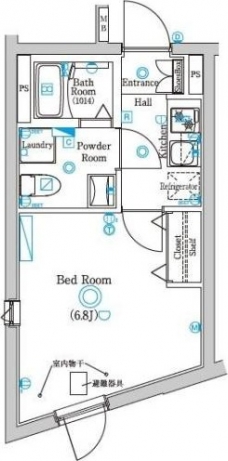 ラフィスタ大山金井町の間取り図