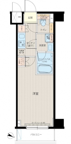 ルーブル中板橋六番館の間取り図
