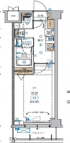 ガリシア板橋の間取り図