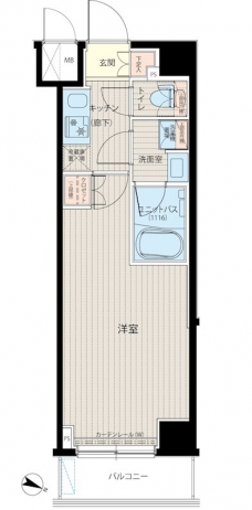 ルーブル中板橋六番館の間取り図