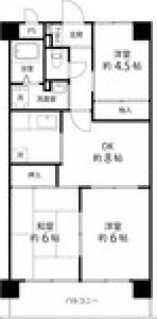Ｔ’ｓ　ｇａｒｄｅｎ蕨Ⅱの間取り図