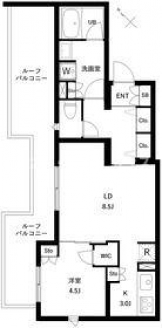 コンポジット千石の間取り図