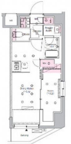 ＳＹＦＯＲＭＥ　ＮＩＳＨＩ－ＳＵＧＡＭＯの間取り図
