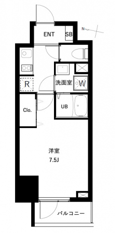 アーバンパーク扇大橋の間取り図