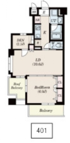 Bris板橋志村の間取り図