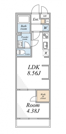 リブリ・ときわ台の間取り図