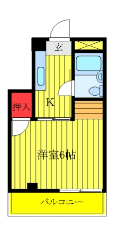 HAC小豆沢の間取り図