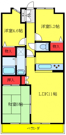 サンマンション小豆沢の間取り図