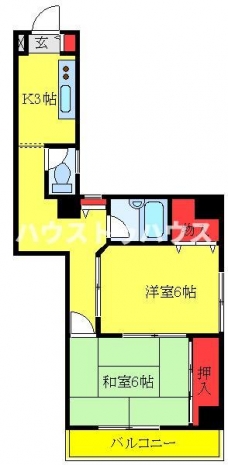 ハイマートIGの間取り図