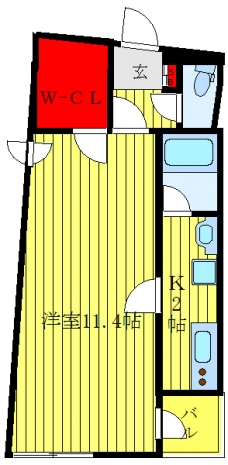 ロジュマン要町の間取り図
