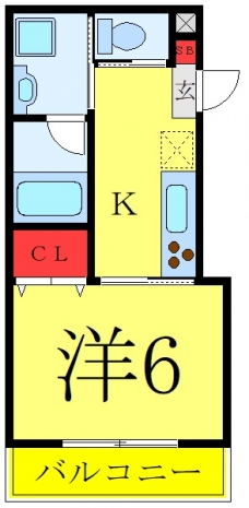 三高・ヴィラ徳丸ヶ丘の間取り図
