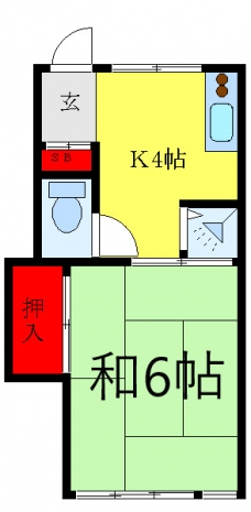 サニーマイホームの間取り図