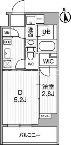 ALTERNA東池袋の間取り図