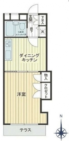 オリンポス板橋栄町の間取り図