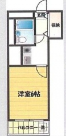 サンパレス赤塚の間取り図