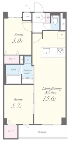 パークフレアの間取り図