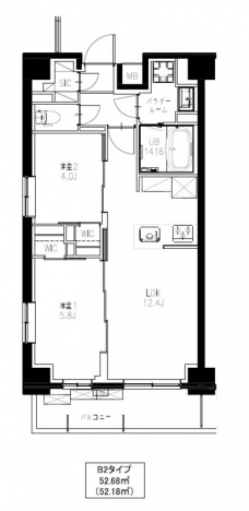 S-RESIDENCE東浦和aguaの間取り図