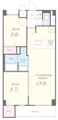 パークフレアの間取り図
