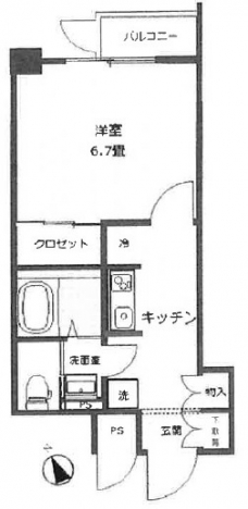 ライオンズマンション西巣鴨駅前の間取り図