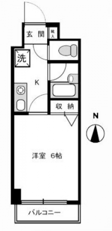 ティファニー舟渡の間取り図