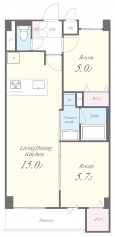 パークフレアの間取り図