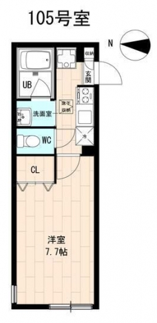 レピュア池袋西の間取り図