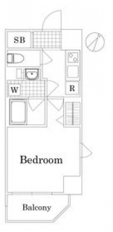 ザ・レジデンス・オブ・トーキョー　Ｈ２０　スカイタワーの間取り図