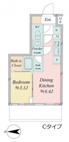 ドゥーエ王子神谷の間取り図