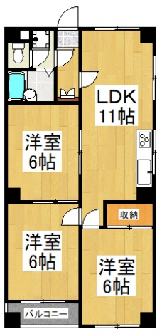 永井マンションＡ の間取り図