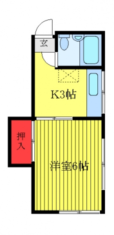 フラッツ板橋本町の間取り図