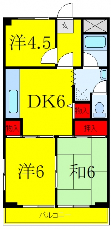 はやせロイヤルの間取り図