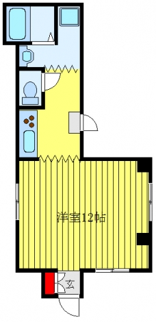 時岡ビルの間取り図