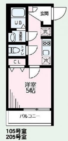 アクセス千川の間取り図