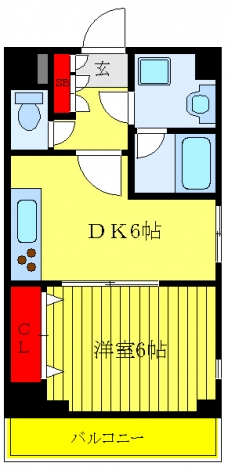 スパシエアルマール浮間公園の間取り図