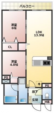 WSレジデンスの間取り図